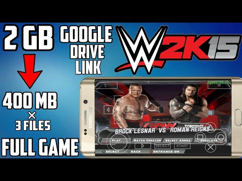 Wwe 2k15 ppsspp iso download